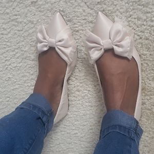Pink J Crew Flats